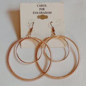Carol for Eva Graham Rose Gold Earrings BNIP